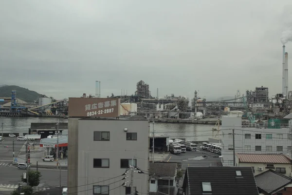 Japonya görünümünü yemeklik yağ fabrika binası