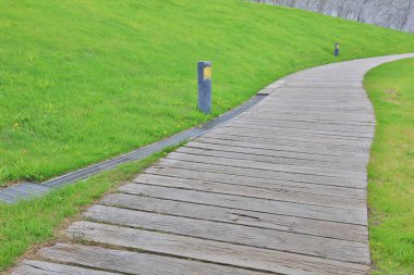 park Sapporo kubbe ile yolu. Sapporo 