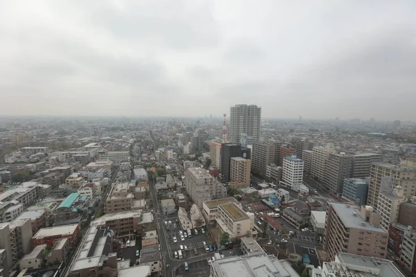 Commerciële en residencial gebouwen van de Nerima aeria — Stockfoto