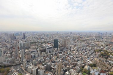 Binalar ve Tokyo kırsal bir parçası Mağazalar