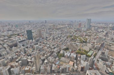 Binalar ve Tokyo kırsal bir parçası Mağazalar