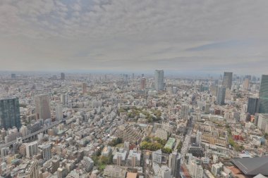 Binalar ve Tokyo kırsal bir parçası Mağazalar