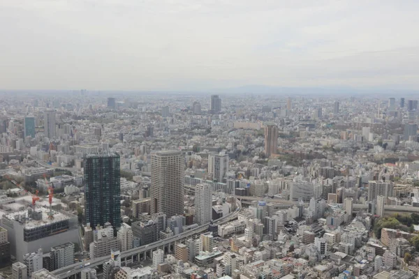 Tokyo Tower şehir havadan görünümü