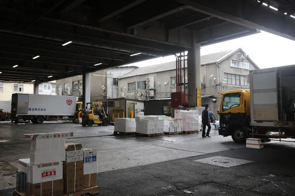 O Mercado de Peixes de Tsukiji em 2016 — Fotografia de Stock