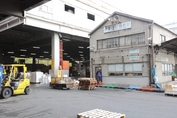 El mercado de pescado de Tsukiji en 2016 — Foto de Stock