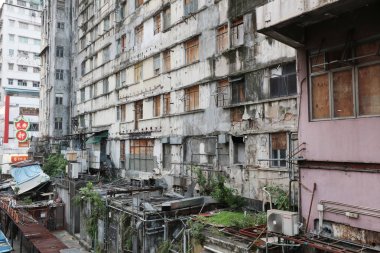 Hong Kong şehir kwun tong konut bina