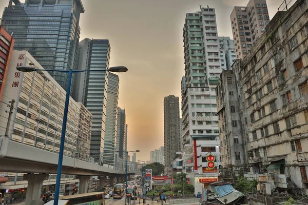 The Hong Kong downtown , kwun tong District — Stock Photo, Image