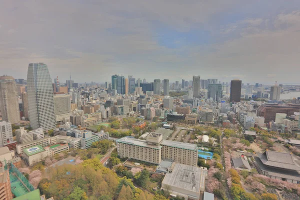 Shinjuku Tokyo, Japonya alanında havadan görünümü