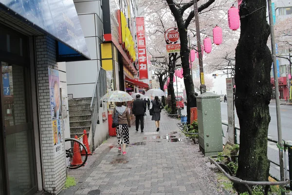 Vue sur la rue à Nakano tokyo — Photo