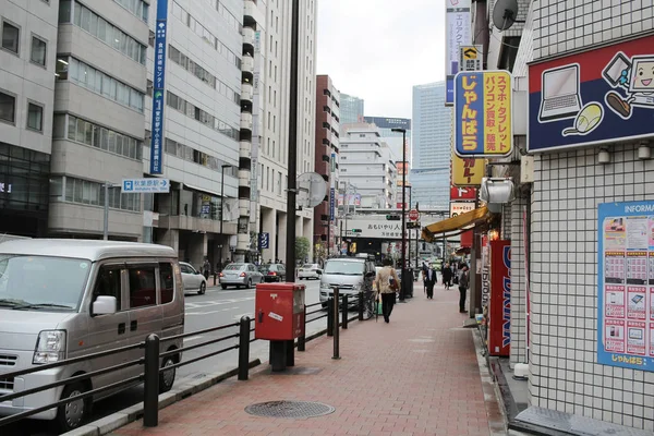 Paesaggio urbano del distretto di Akihabara a Tokyo . — Foto Stock