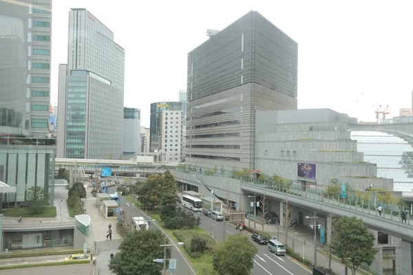 Tokyo Waterfront New Transit Waterfront Line, — Stock Photo, Image