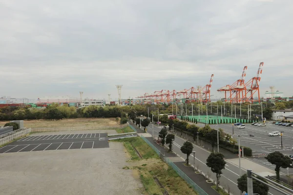 Vue sur la région de Daiba au Japon — Photo