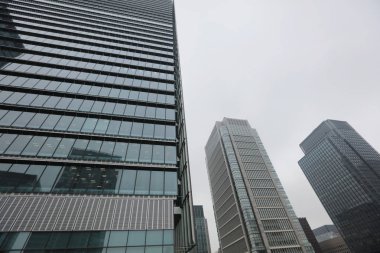 Yüksek katlı binanın iş bölgesi