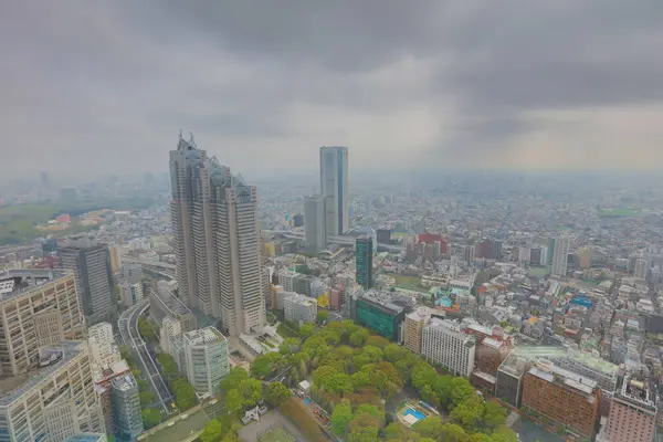 Shinjuku district moderne architectuur — Stockfoto