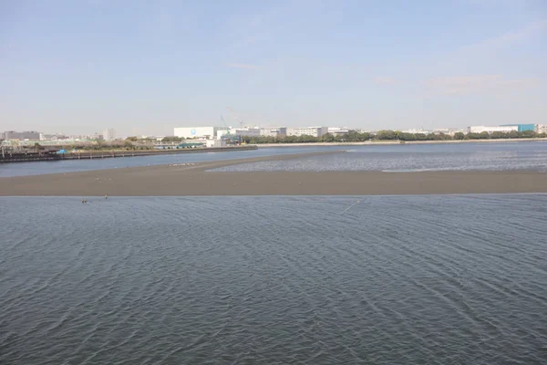 Vista de la bahía de Tokio en Tokyo Monorail —  Fotos de Stock