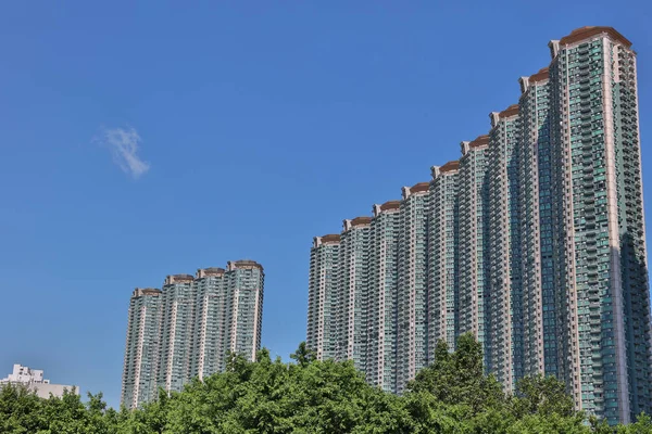 Appartement de classe moyenne Tung Chung quartier, hk — Photo