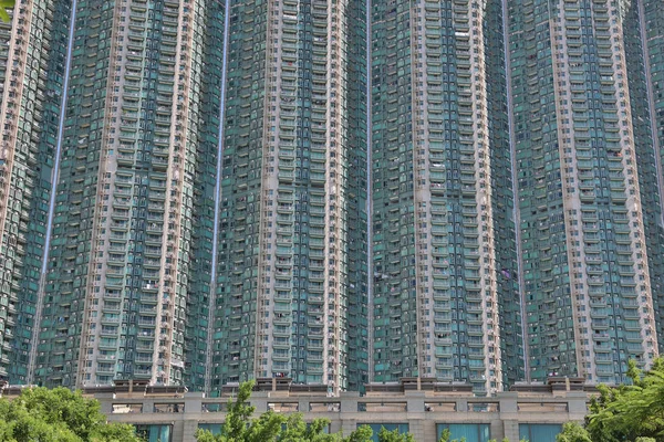 Квартиры среднего класса в районе Тунчхун, HK — стоковое фото