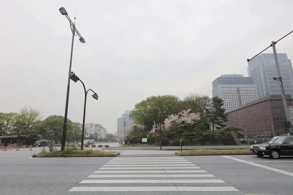 Uchibori Avenue and high rise building in Marunouchi — Stock Photo, Image