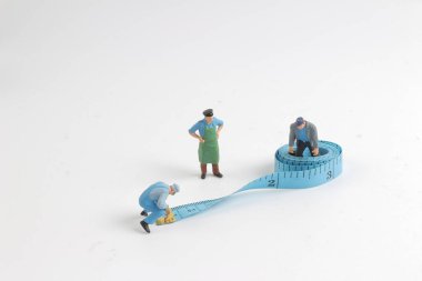 Mini rakam yüz ölçü birimi teyp üzerindeki