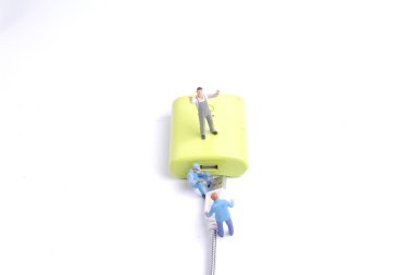 Mini mühendis ve işçi eklenti Usb güç