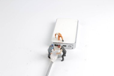 Mini mühendis ve işçi eklenti Usb güç