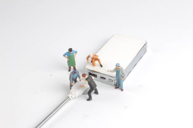 Mini mühendis ve işçi eklenti Usb güç