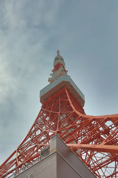 俯瞰东京塔和东京市 — 图库照片