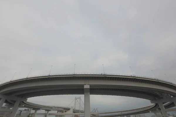 Rainbow Bridge from Odaiba, Tokyo, Japan — Stock Photo, Image