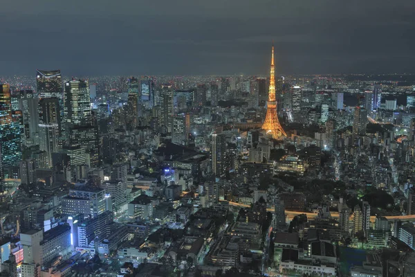 Vista de Tóquio Skyline Tóquio, Japão . — Fotografia de Stock