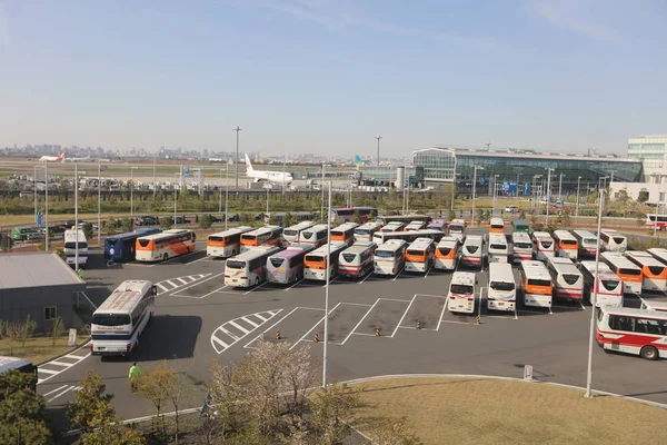 Buitenkant van Tokyo Haneda International Airport — Stockfoto