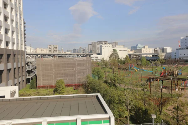 Das gebiet von shinagawa bei tokyo, japan — Stockfoto