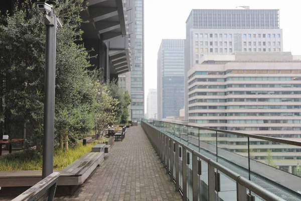 Marunouchi Tokyo affärsdistrikt — Stockfoto