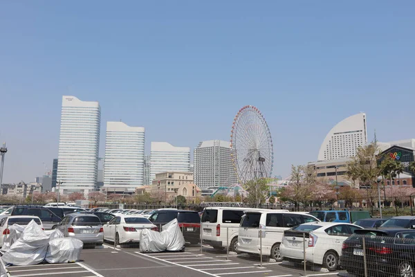 Zona de Yokohama Minatomirai en 2016 — Foto de Stock
