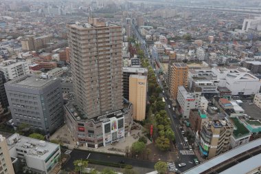 havadan görünümü Funabashi, Japonya