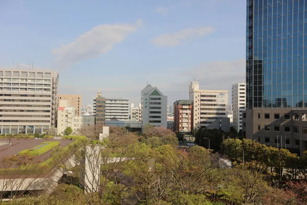 Blick auf die Tokyobucht an der Tokyoschwebebahn — Stockfoto