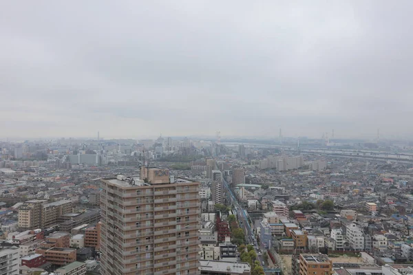 东京在船桥市的视图 — 图库照片