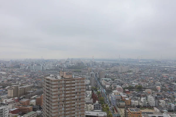 Wschodnia część miasta Tokio, Funabashi — Zdjęcie stockowe