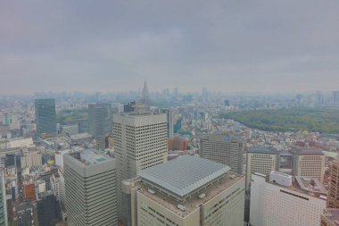 Shinjuku bölgesinde modern mimari