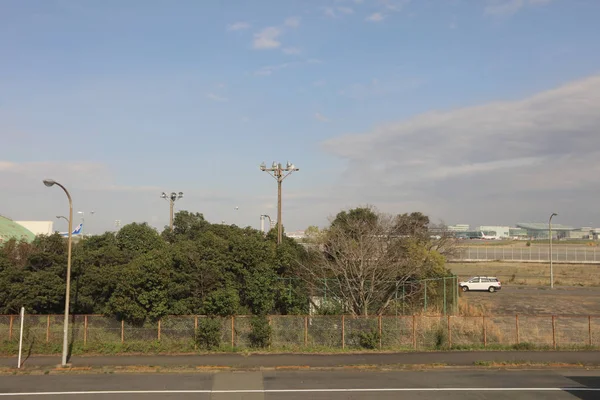 En Tokyo Haneda internationella flygplats — Stockfoto