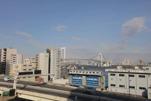 Видом на місто Мінато, Токіо, Японія — стокове фото