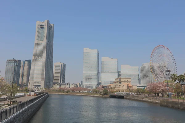 Yokohama Minato Наґасу 21 району — стокове фото