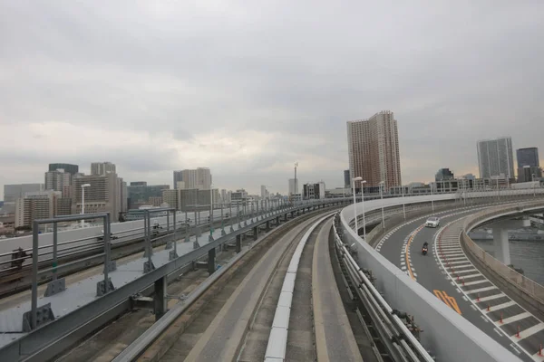 Tokio Waterfront nowy Transit Waterfront linii — Zdjęcie stockowe