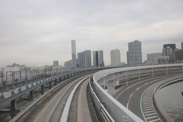 Tokio Waterfront nowy Transit Waterfront linii — Zdjęcie stockowe