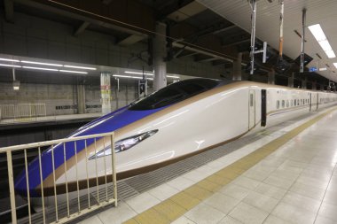  Ueno istasyonunda kurşun tren