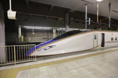  Ueno istasyonunda kurşun tren