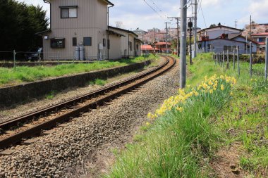 Shimoyoshida, demiryolu ile demiryolu parça 