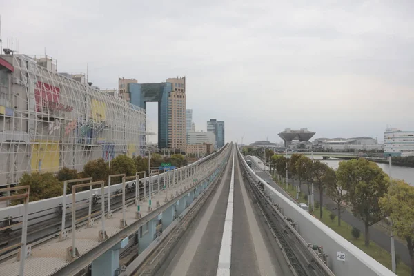Tokyo front de mer nouvelle ligne de front de mer de transit — Photo