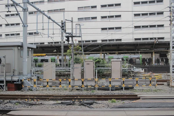 Tren tokyo Caddesi'nin manzaraya