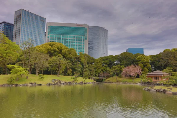 Hamarikyu bahçeleri Tokyo, Japonya