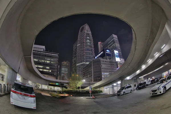 Shinjuku Tokyo ünlü gökdelenler geceleri